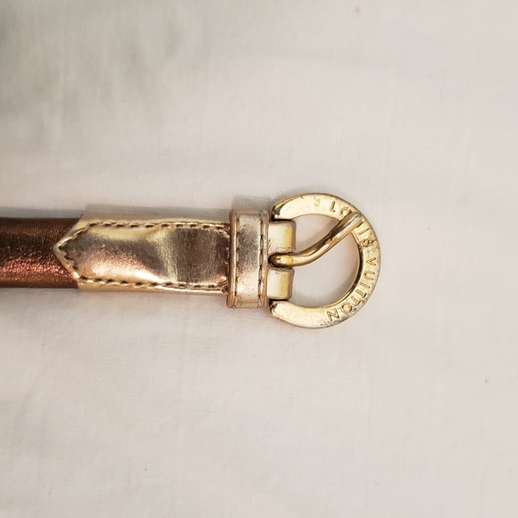 Louis Vuitton Bronze strappy sandals - Picture 11 of 15